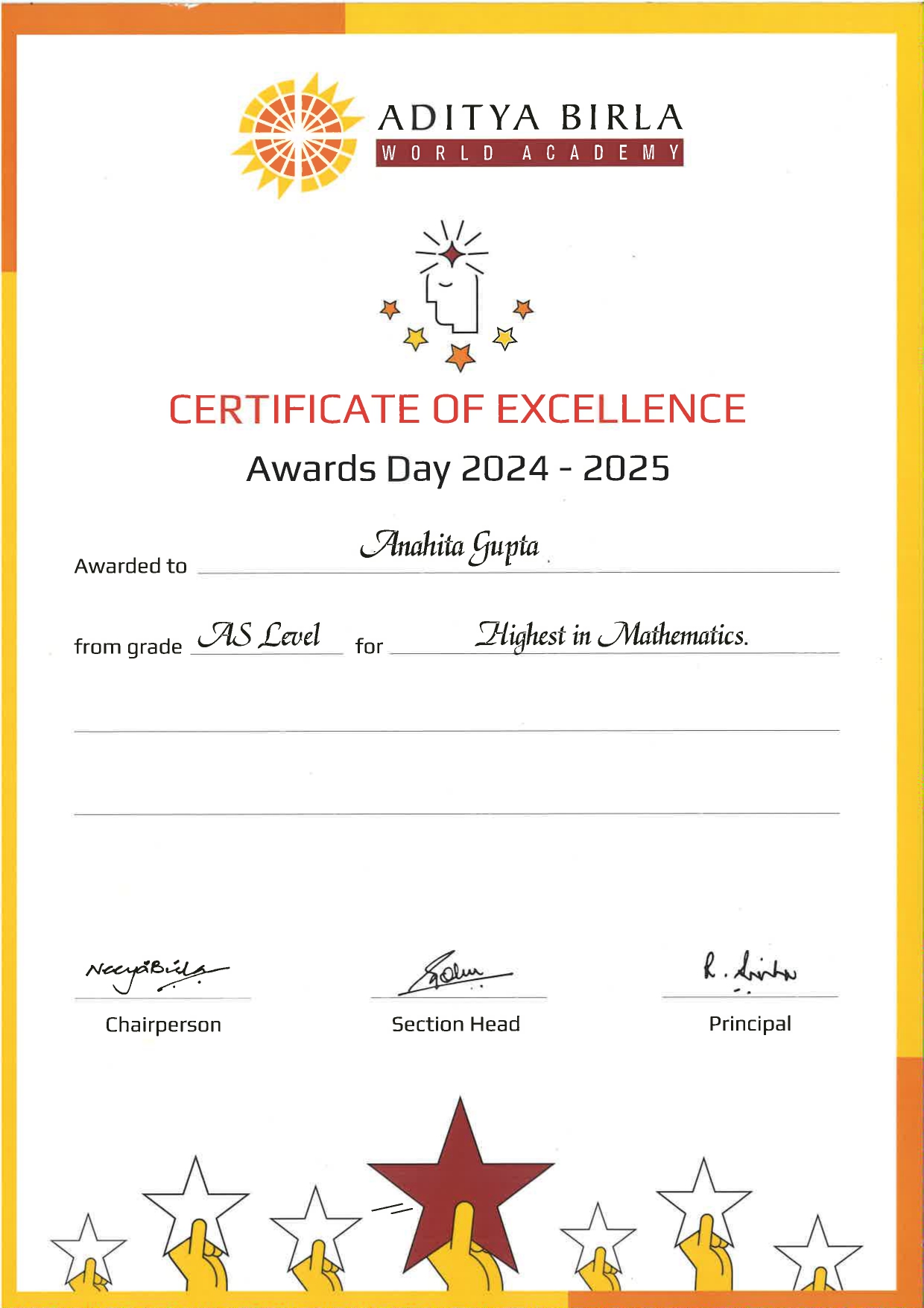 Certificate 2
