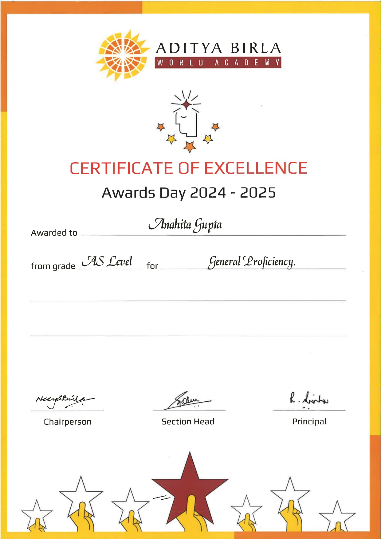 Certificate 3