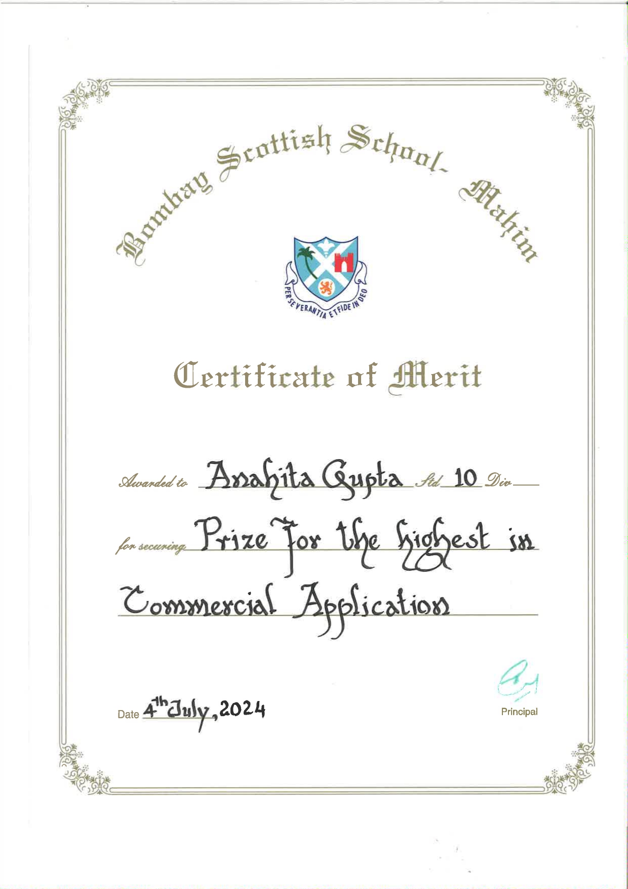 Certificate 2